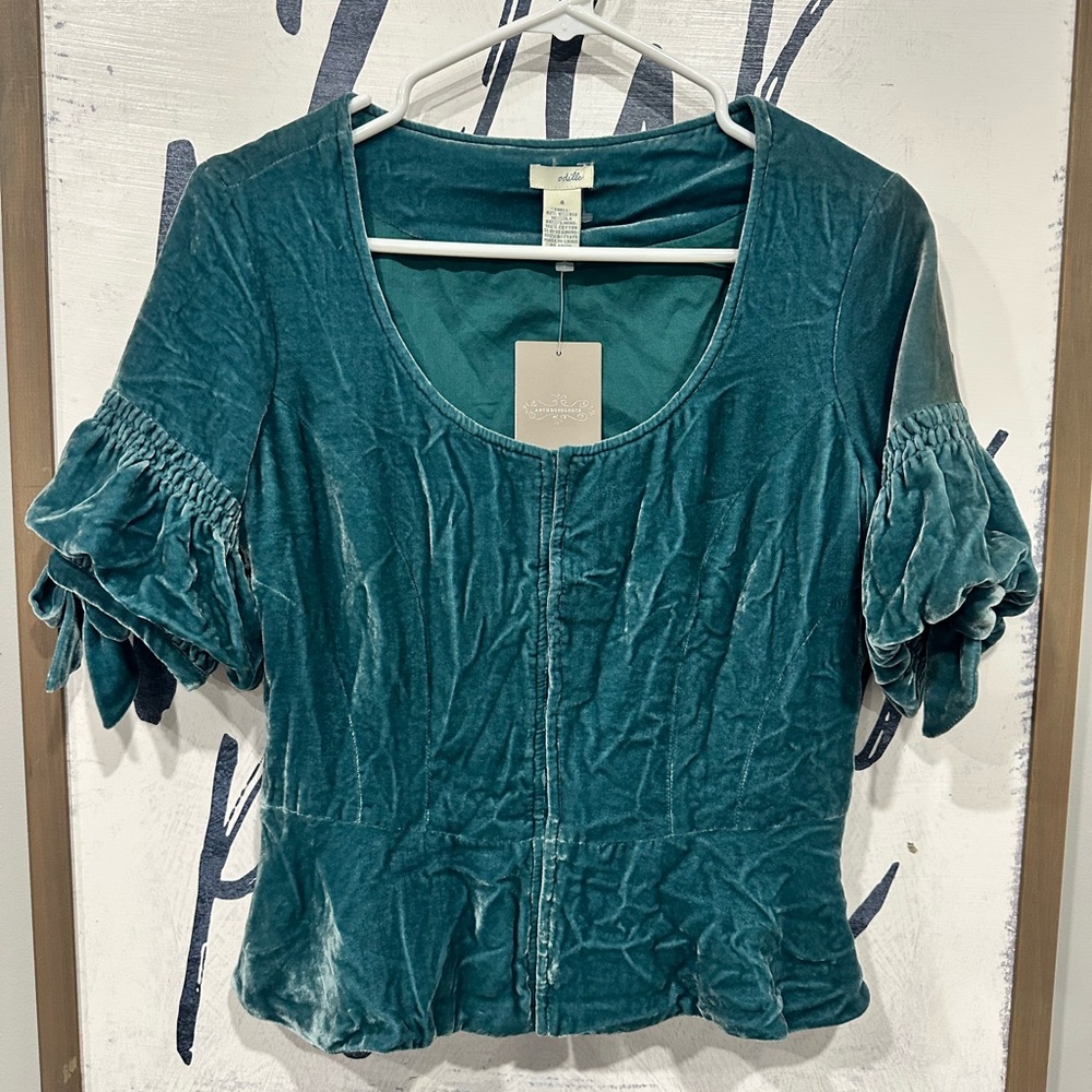 Anthropologie velvet stunner!